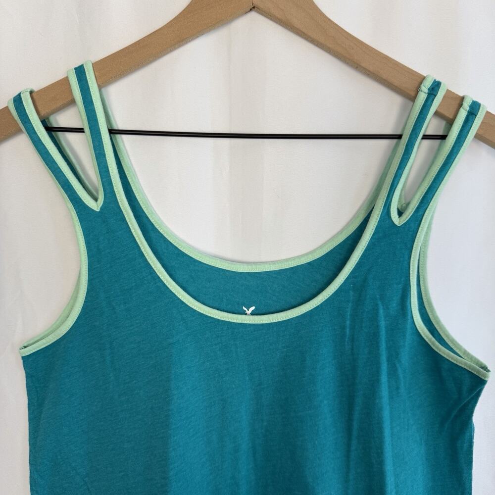 American Eagle Womens Double Strap Tank Top Green 2014 Small - Picture 4 of 9